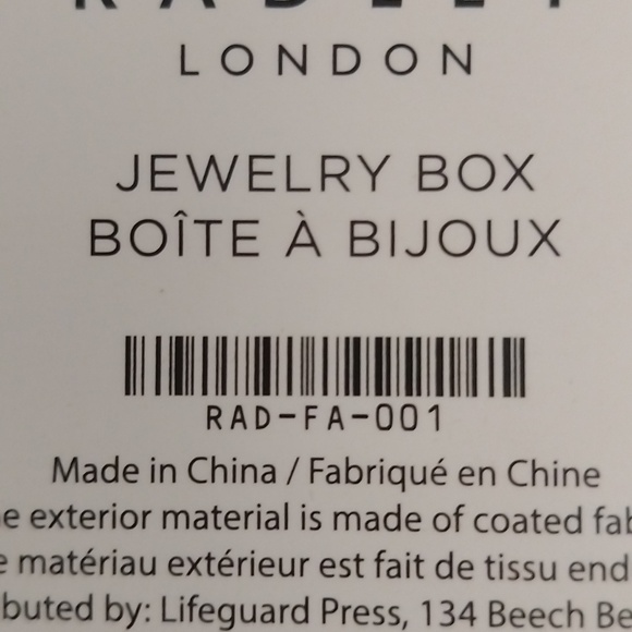 Radley London Jewelry Box NWT - Picture 16 of 16